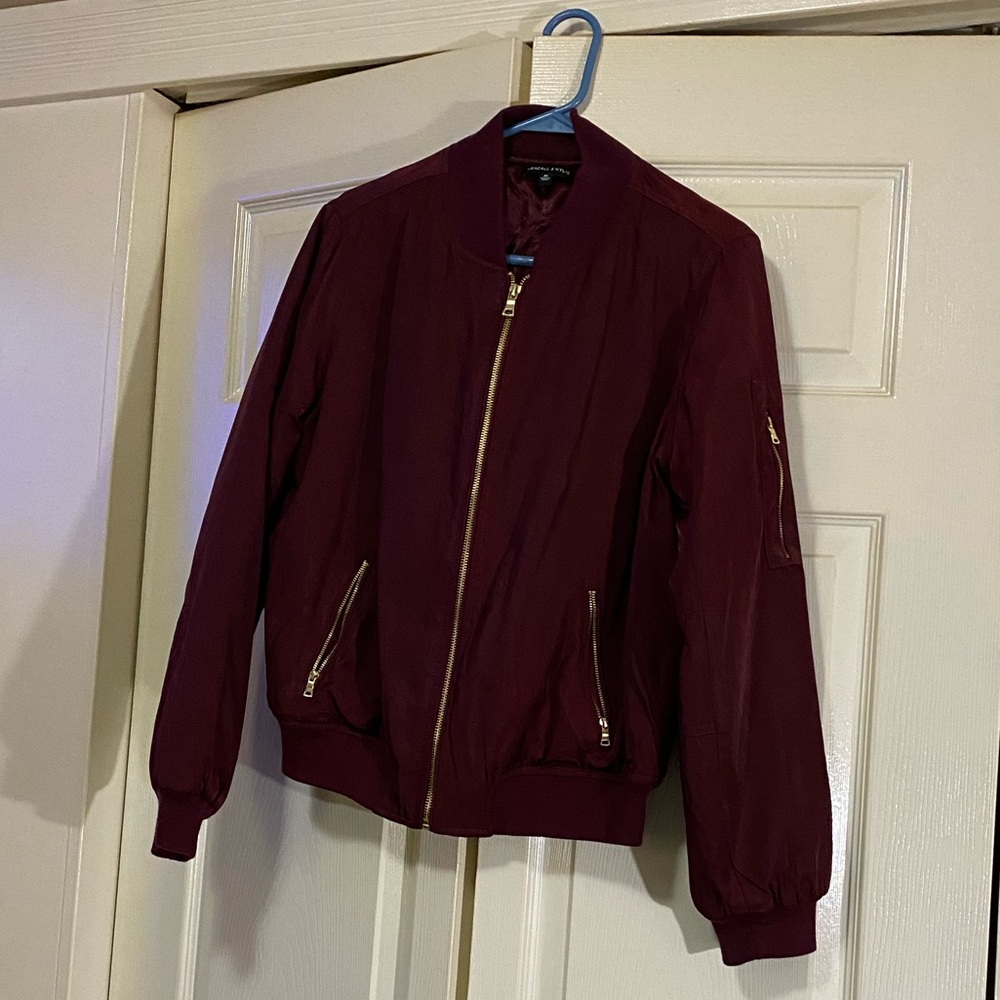 Kendall &‎ Kylie Satin Jacket SZ MED